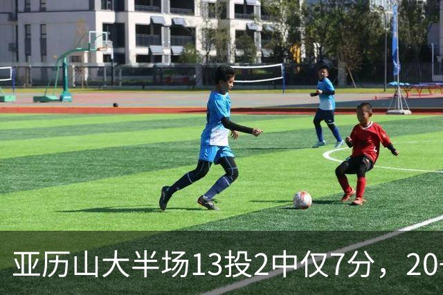 亚历山大半场13投2中仅7分，20+纪录告急